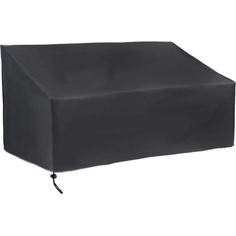 Housse de protection imperméable pour banc d'extérieur, jardin, parc, terrasse 2/3/4 places 134/163/190 x 66 x 89 cm (134 x 66 x 89 cm) (1/5)