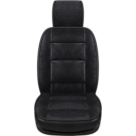 Coussin de Siège Auto pour Automne et Hiver - Oreiller Lombaire en Peluche Épaisse, Confort et Soutien Dorsal pour la Conduite Hivernale (1/2)