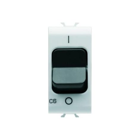 DISJONCTEUR 1P C6 3KA 230V CA 1M BL GEWISS GW10461