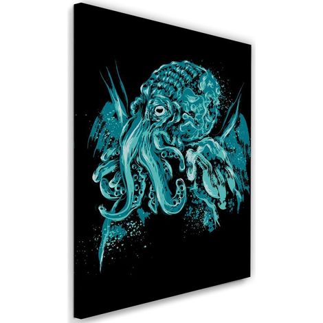 Tableau xxl cthulhu image décor pop art - 70 x 100 cm (1/5)