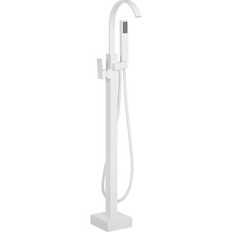 Moderna Rubinetteria per Vasca Freestanding in Ottone Bianco Ribbon