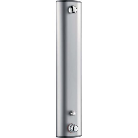 Delabie – Colonne de douche thermostatique Securitherm – Panneau en aluminium avec mitigeur – Débit 6 L/min – Alimentation par le haut 15x21