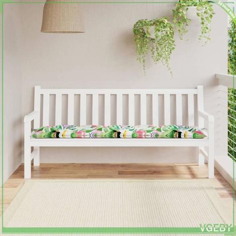 361635 Coussin de banc de jardin multicolore 180x50x7 cm tissu oxford (1/5)
