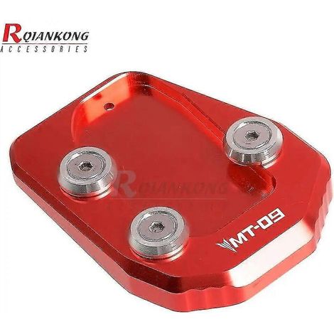 Seitenständer-Vergrößerung für Yamaha MT-09 Tracer Motorrad (2013–2023) – rot (1/4)