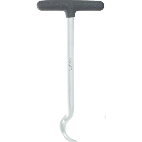 T-Griff Hakenwerkzeug, S-Form groß, 165mm (1/4)