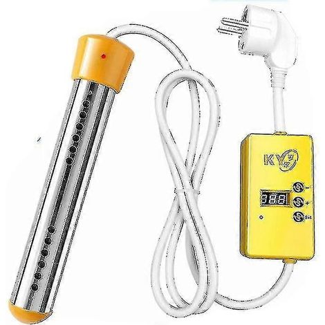 Chauffe-bain électrique à immersion 2000 W, chauffe-bain de voyage, chauffe-bain en acier inoxydable (1/5)