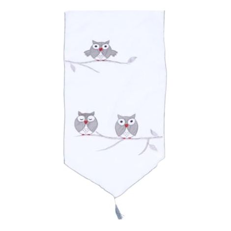 Rideau Hibou Brodé Rideau de Fenêtre Triangle Polyester 15.75X35.43in Petit Décoratif pour Chambre Maison Habillage De Fenêtre (1/5)