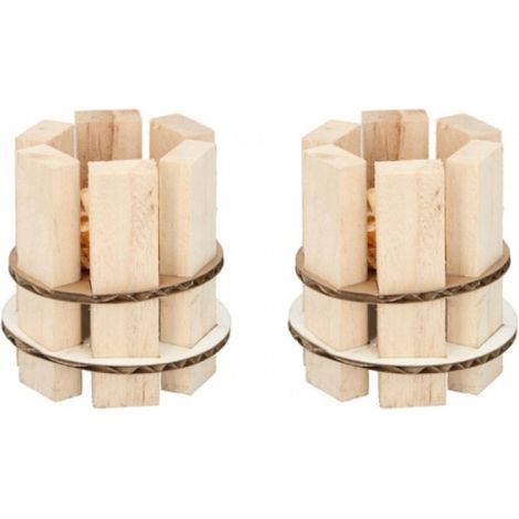 Allume-feu non-branded firestarter wood pack bois 2 pièces