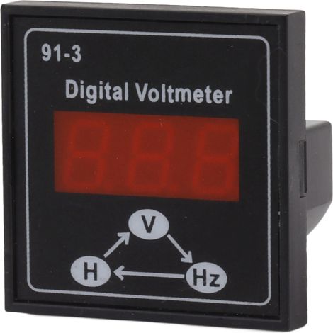 91 3 Voltmètre Numérique pour Groupe Électrogène Essence Diesel Accessoire 220V 380V Monophasé Triphasé Compteur de Tension (1/5)
