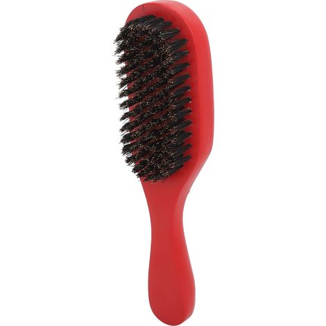 Brosse à cheveux professionnelle en nylon, ergonomique et portable, outil de coiffage pour barbe et cheveux, idéale pour l'huile capillaire. (1/5)