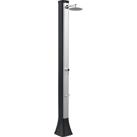 Doccia Solare da Esterno Giardino 30L Miscelatore Arkema Big Happy Five F Grigio Antracite