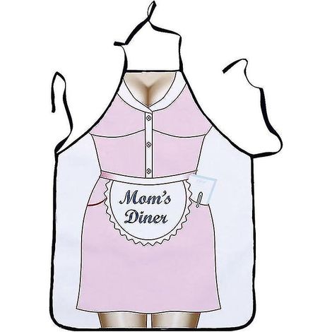 Tablier amusant - Tablier de cuisine/pâtisserie ajustable pour couple, motif homme musclé et femme sexy (1/5)