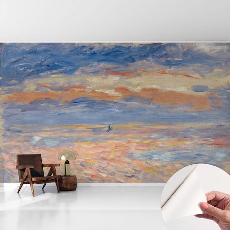 Carta da parati adesiva - fotomurale - facile da applicare - per la soggiorno - camera da letto - Paesaggio marino 416x254 cm (1/5)