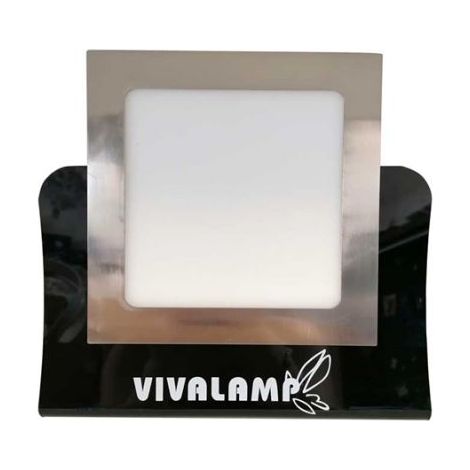 Faretto Pannello LED ultraslim 12W color acciaio faretto a led da incasso con Driver
