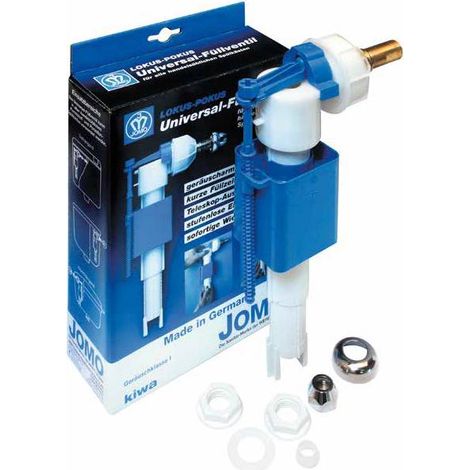 Valve d'alimentation universelle pour WC – Tube de sortie extensible – Réglage continu de la quantité d'eau – Matériau plastique (1/4)