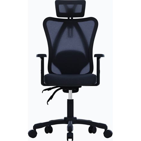 Sedia da ufficio ergonomica Activejet T5, nera (1/5)