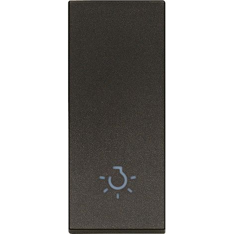 VIMAR - 31000.LG Tasto 1M allineato simbolo luce nero