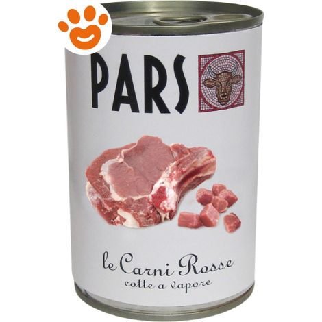 PARS Dog&Cat Cotte al Vapore Carni Rosse - Lattina 400 Gr -