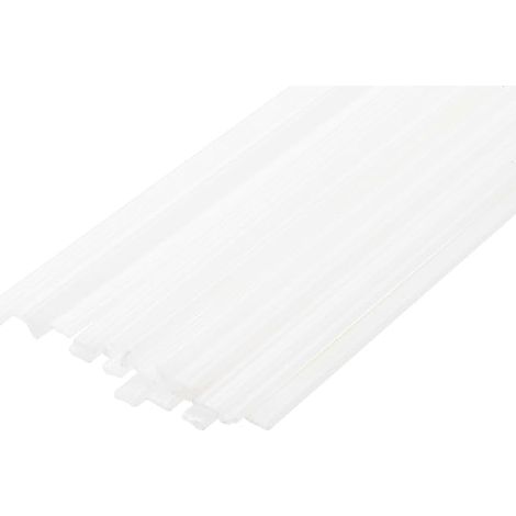20 Pcs 8 Inch Plastic Welding Rods ABS Welding Strips White (1/5)