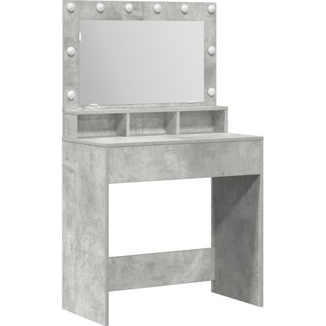 Coiffeuse，Table de maquillage Gris béton 79 x 41 x 135 cm Bois d'ingénierie CFW574798 (1/5)