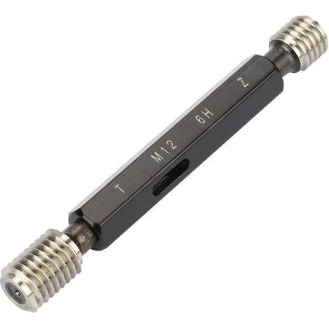 Hochpräzise Gewindelehre M12 x 1,75 aus Stahl für manuelle Messungen (1/5)