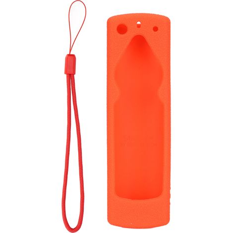 Étui de protection dédié pour télécommande SIKAI Fire TV 3e génération, en silicone rouge (1/5)