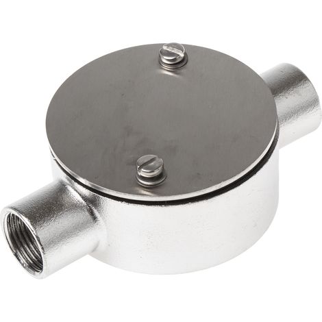 Raccord de gaine RS PRO, taille 20mm en Acier Inoxydable 316, IP67 ( Prix pour 1 ) (1/3)