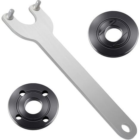 Flanschmutter für Winkelschleifer – 125 mm – Satz Spannmuttern – inklusive Stiftschlüssel (1/5)