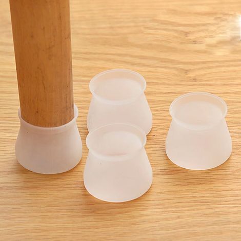 Couvre Pieds de Chaise,Silicone Chaise Casquettes Pieds,Protège jambes en silicone,Protège Jambes Pour Chaise Table Sofa de Maison Couvre pied de meuble 16pcs (1/5)