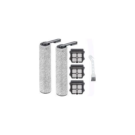 Lot de 5 rouleaux de brosse et filtres HEPA pour aspirateurs Tineco Floor ONE S5/S5 Pro – Flanelle douce – Filtration 99,9% des particules