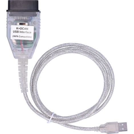 GARRYFIZH Adaptateur de câble OBD 1224 V avec interrupteur pour outil de diagnostic de panne de voiture K+CAN K+DCAN