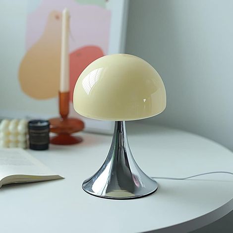 Lampada da notte per camera da letto - Lampada da tavolo con porta USB e base in metalloOF (1/3)