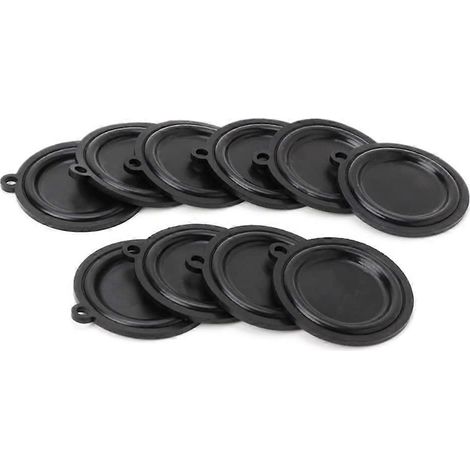 Lot de 10 membranes de pression d'eau pour chauffe-eau, membranes de rechange de 45 mm avec tiges de connexion, adaptées aux vannes d'eau. (1/5)