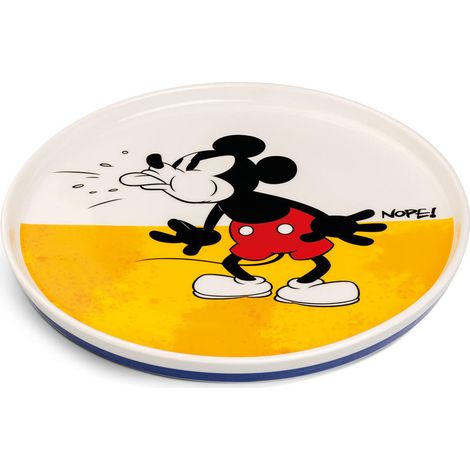 Disney Mickey Mouse I Am piatto dessert porcellana giallo 20 cm