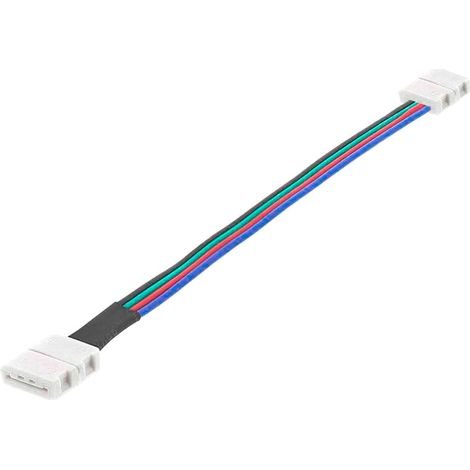 Câble Double Connecteur Rapide Ruban LED 12/24V DC RGB 10mm (1/5)