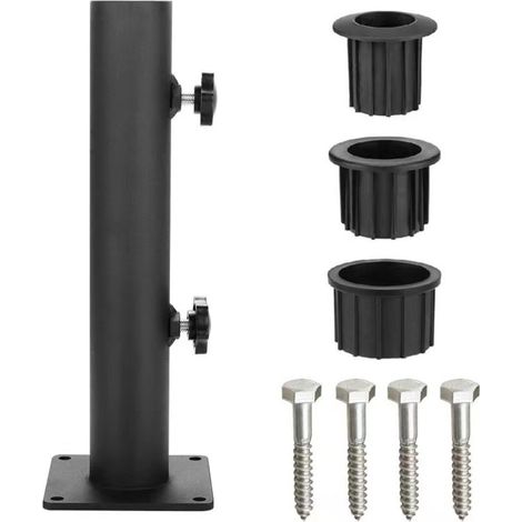 Pied de parasol en acier renforcé – robuste et durable, adapté aux terrasses et balcons. (1/5)