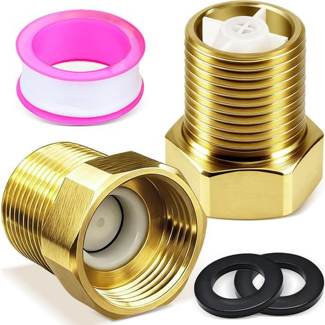 Clapet Anti Retour en Laiton 3/4 Pouce 2Stk Clapet Anti Retour des Eaux Usées DN20 Avec Filetage Intérieur et Filetage Extérieur pour Pompe de Jardin Toilette Fontaine Chauffe eau Système D'eau (1/5)