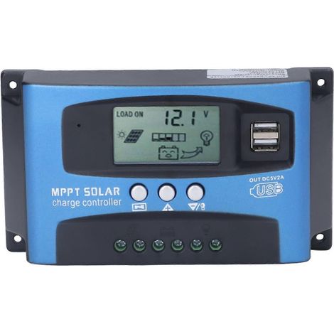 40A 12V/24V MPPT-Solarladeregler mit großem LCD-Bildschirm, intelligenter Ladefunktion und mehrfachem Schutz für LED-Straßenbeleuchtung (1/5)