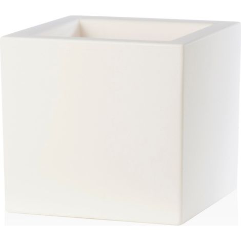 Vaso Fioriera in Resina Schio Cubo 30x30cm in Plastica Riciclabile 28 Litri (1/4)
