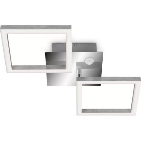 [NEUWERTIG] B-Ware Telefunken Deckenleuchte Lampen Led Sensor Frame Chrom Aluminium Metall Kunststo