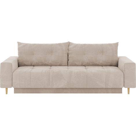 Sofá cama Delaware 104, Bluvel 30, Almacenaje, 0, 88x244x96cm (1/5)