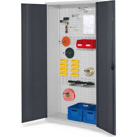 Kappes ®RasterPlan Werkstückschränke 1950x1000x410mm mit Vollblechtüren anthrazitgrau