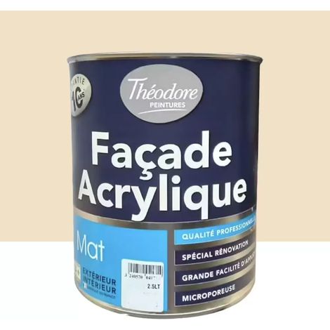 Peinture façade acrylique Théodore Ton pierre 2,5 L