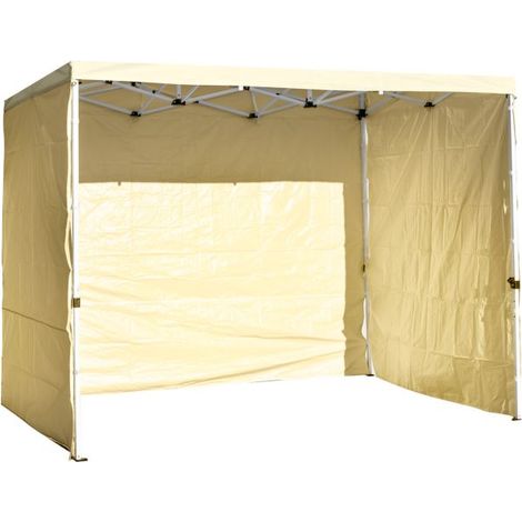 Packs Laterales Carpas Plegables - Pack 3 Laterales Lisos para Carpas 3x2 Master - Crema
