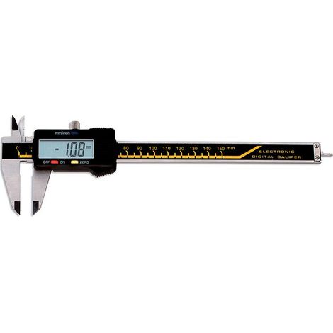 CALIBRO ELETTRONICO DIGITALE MONOBLOCCO INOX 3 FUNZIONI