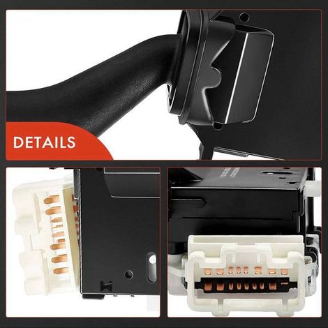 1 color: Black Material: Plastic OE: GJ6R66122 Car turn signal switch (1/5)