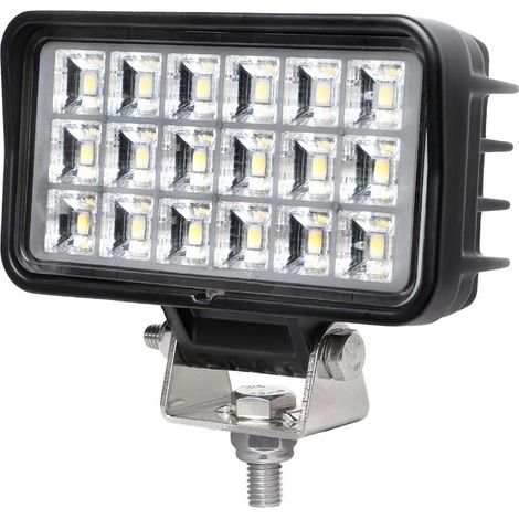 Faro da lavoro rettangolare 18 LED 1500 lm 9 - 32 V IP67 (1/2)