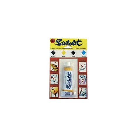 SINTOLIT STUCCO PER METALLO IN TUBETTO ML.60- - ml.75 - 3 blister SINTOLIT