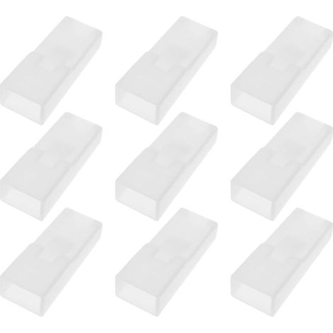 Capicorda isolati da 6,3 mm – Confezione da 50 capicorda con copertura protettiva bianca e linguetta – Per una connessione sicura
