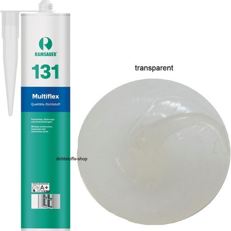Ramsauer 131 Multiflex Silikon Fugen Dichtstoff 310ml Kartusche transparent
